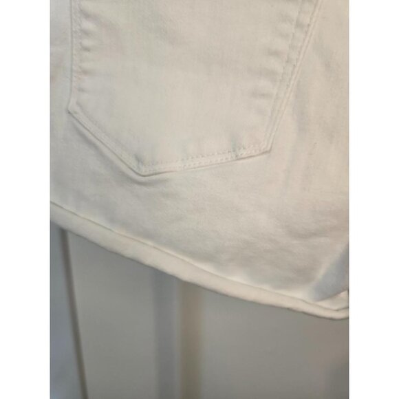 BlankNYC White Cutoff Stretchy HighRise Short Shorts 'the barrow' 30 - Picture 4 of 9